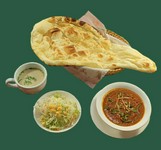 soup +salad +nan or rice + chicken or todays special curry(日替わりカレー) 