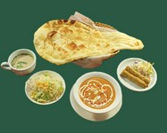 soup+salad+seekh kebab +nan or rice + chicken or todays special(日替わりカレー) or pork curry