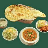 chicken tikka and vegetable curry is added from above lunch