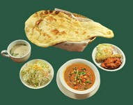 chicken tikka and vegetable curry is added from above lunch