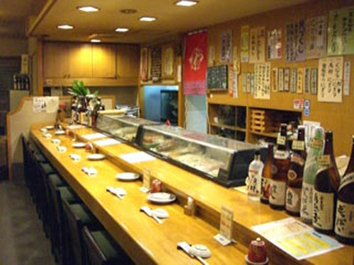 店内カウンター席