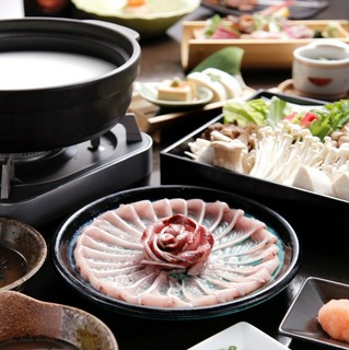 豆乳しゃぶしゃぶメインの鍋会席【極】コース