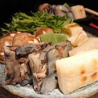 岩中豚＆天然のすっぽん鍋を満喫【匠】コース　