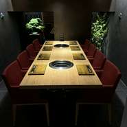 全席完全個室での用意なので接待に最適☆
