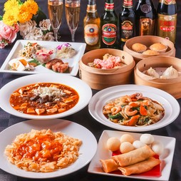 【完全個室】和牛炒め・海老チリなど◆4.5時間飲み放題付コース　 6,500円 （税込）◆金曜・祝前日3時間制