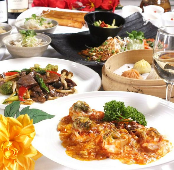 【完全個室】和牛炒め・海老チリなど◆4.5時間飲み放題付コース  6,500円 (税込)◆金曜・祝前日3時間制