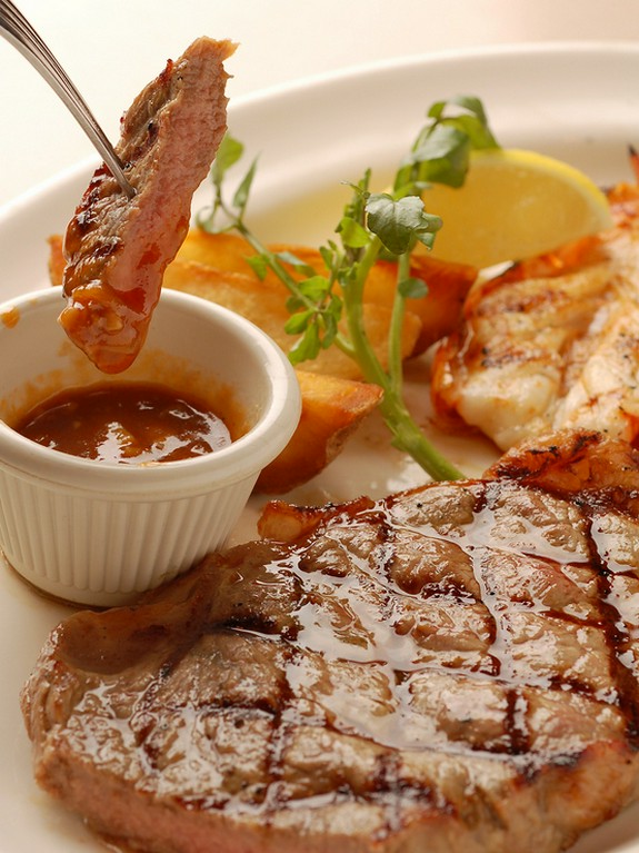 グリル料理を満喫