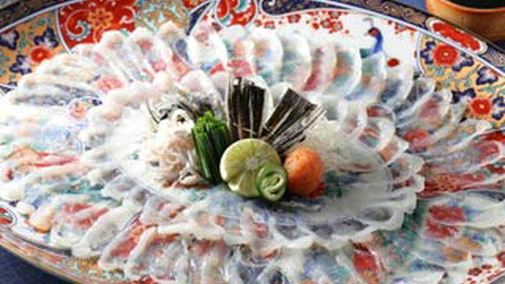 天然特上とらふぐの薄造り