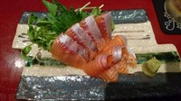 その日その日で仕入れます。
若狭からや京都中央市場から
写真は桜鱒です。