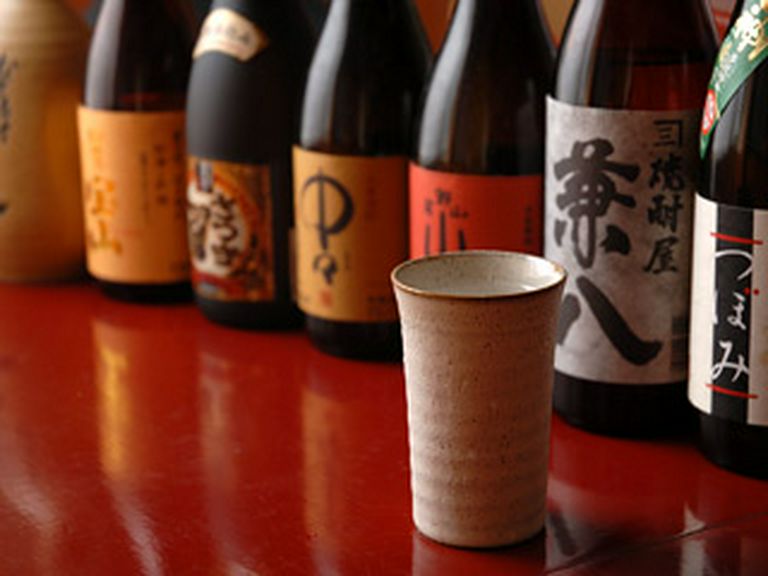 焼酎の品揃えも豊富