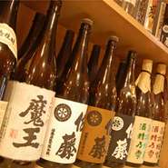 長右兵衛の自慢は店主こだわりの焼酎や日本酒。有名銘柄から、入手困難な逸品まで取り揃えております！