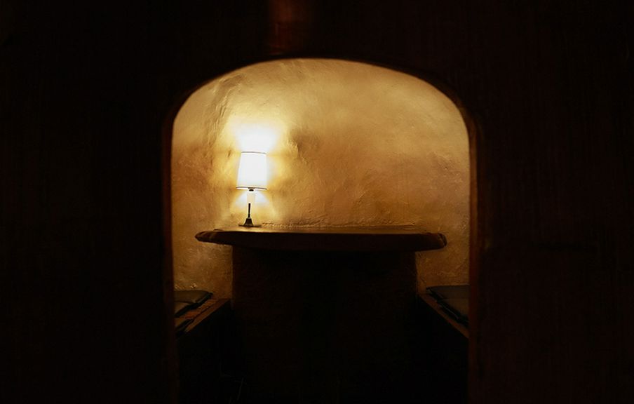 温かみのある個室でしっとりと