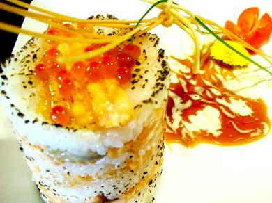 トロサーモンの炙り寿司