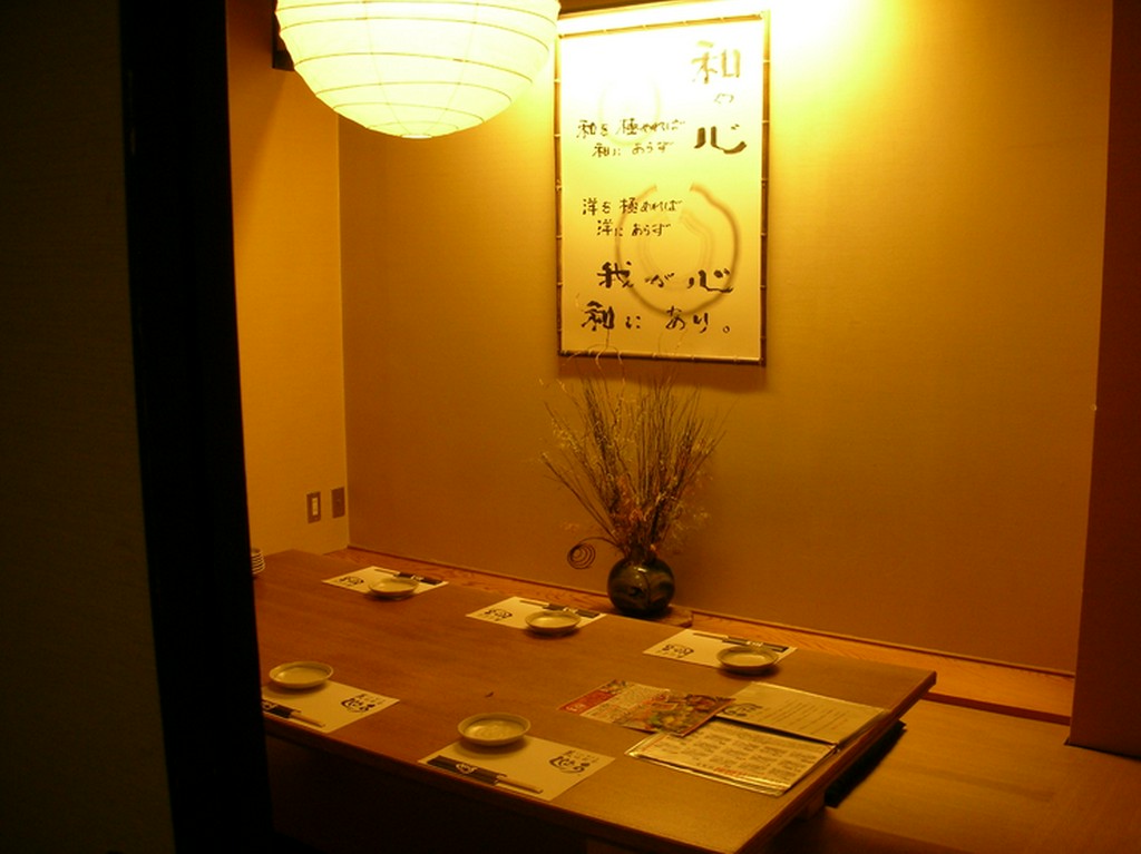 全席個室ですので、まわりを気にせずお楽しみいただけます