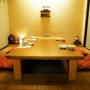 掘りごたつ個室