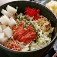 なんといってももんじゃといえばコレ！通常トッピングよりかなりお安くなってます！