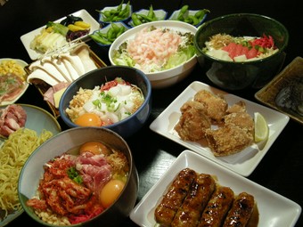 宴会パックコース13品＋飲み放題のパックコースがたっぷり３時間でお1人様5455円(税込6000円）！3名様より