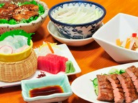 利久自慢の牛たん焼はもちろんのこと、旬のお刺身など色々なお料理が楽しめます