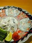 フグの身は熟成させ旨みが増してます。　ハーフ…2580円