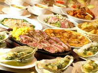 メインが選べる豪快コース（飲み放題付）クーポンで４５００円(税抜)さらに主賓に花束メッセージデザート付