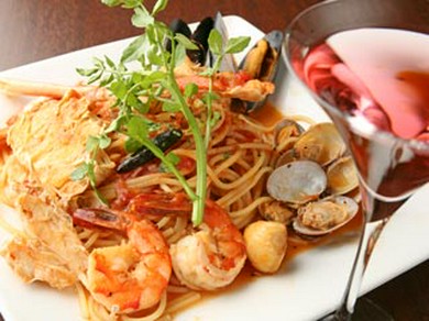 魚貝がたっぷり！　ペスカトーレ