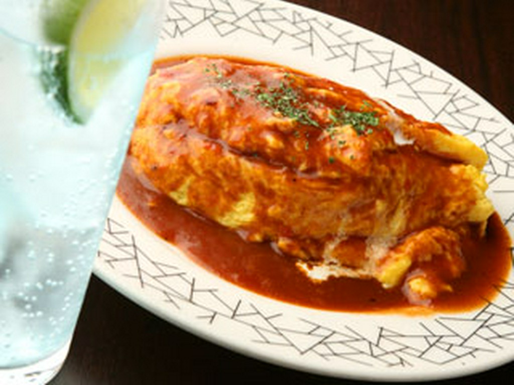 デミソースが後引くオムライス