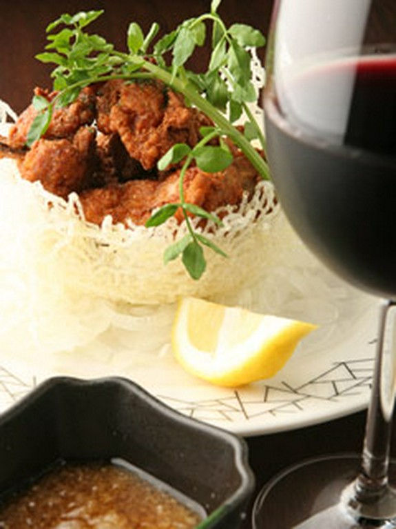 若鶏の唐揚げ　和風ソース