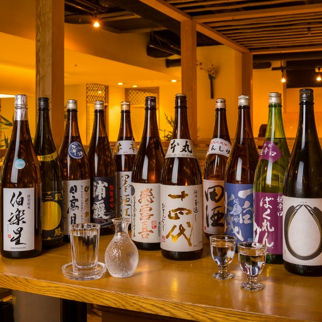 日本酒にこだわっている