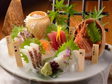 お造り五種盛合せ