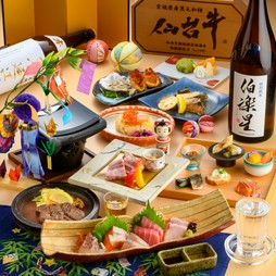 ※季節の食材や宮城・仙台の名物を堪能する料理長おまかせの特別会席コースです。
