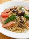 大きな具材たっぷりのパスタメニュー