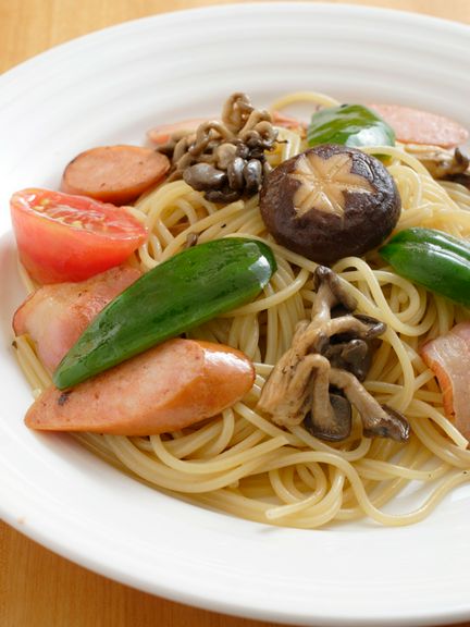 大きな具材たっぷりのパスタメニュー