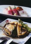 天然あわびのソテー
