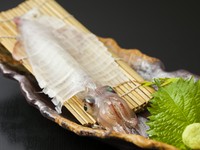 姿丸ごと楽しめる『イカの活き造り』