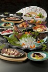 お手軽価格で、新鮮な刺身から、牛ローストまで付いた喜楽コースが登場!!
