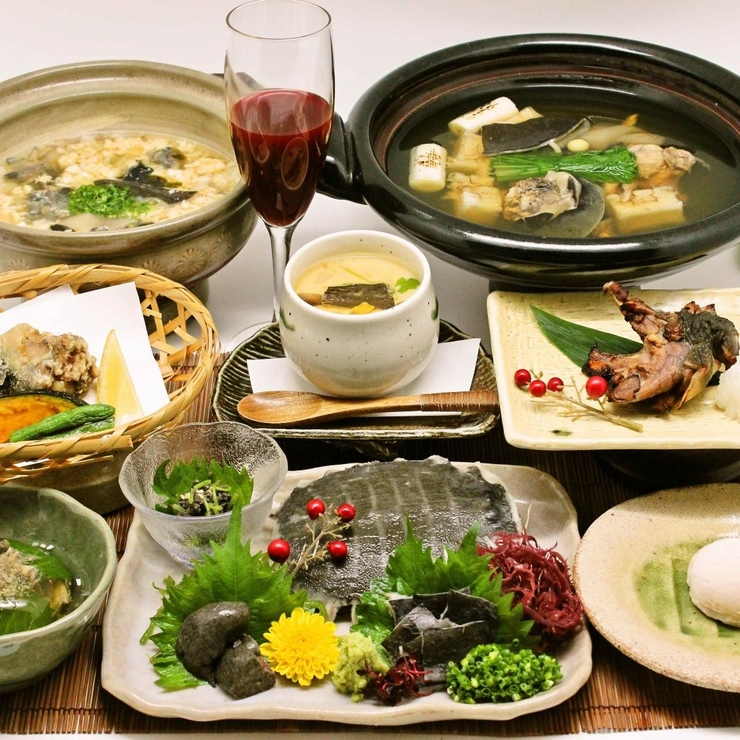 The legendary "Tokumaru Soft-shelled Turtle Course" is available in limited quantities