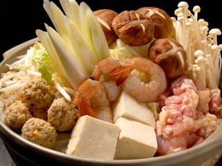 Chicken hotpot course