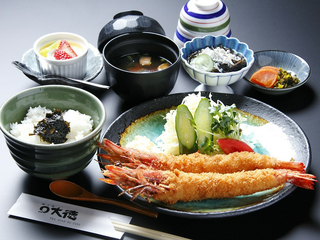 特大車海老フライ定食