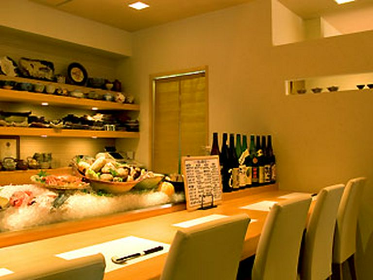 カウンター席 最高の場所です☆