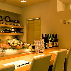 旬の食材を使った店主お勧めコース