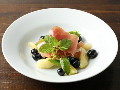 期間限定、季節の冷製パスタ