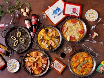 本場のパエリア各種