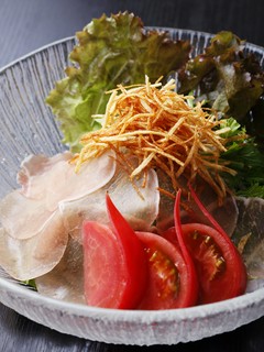 ６、生ハムの柚子ドレサラダ