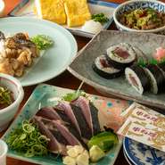 ちまちまとした宴会は葉牡丹には似合わない。だから、ドーンと行くのが葉牡丹流。