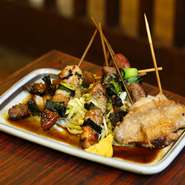 若串・レバー・合鴨つくね・皮・手羽先