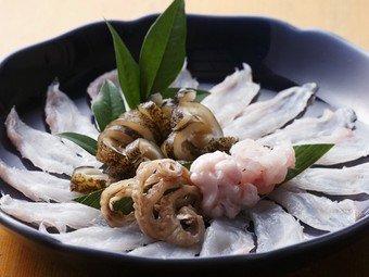 うつぼのさしみ