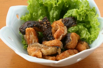 うつぼの唐揚げ