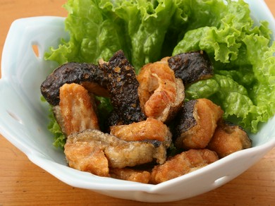 うつぼの唐揚げ