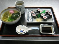 寿司多め＋麺半分