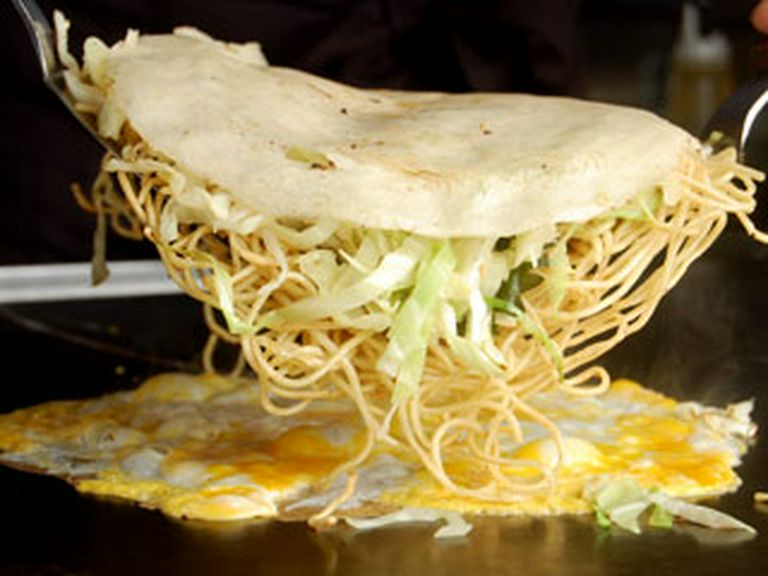 パリパリの麺が川創流。おいしさの秘密です